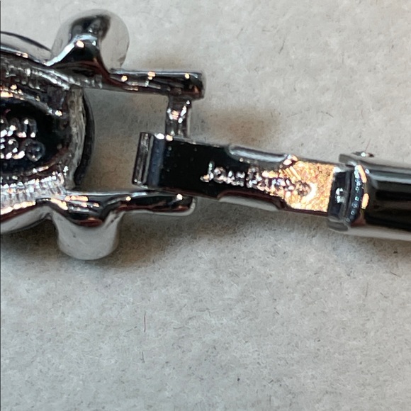 Joan Rivers Silver and Gray Pearl Rhinestones Bracelet - Picture 4 of 7